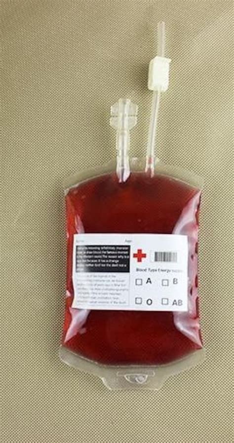 diy fake blood bag|real blood bag.